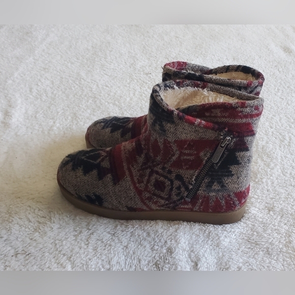 Indigo Rd Irashley 90s Boho‎ Mid calf faux fur lining boots women’s size 7.5 M - Picture 6 of 12